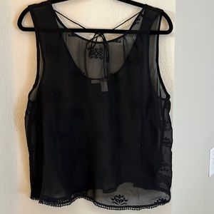Forever 21 sheer tank top.  Size medium